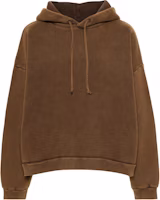 Acne Studios SS24 Chocolate Brown Unisex Oversized Pullover Hoodie Long Sleeve. CI0138-BROWN Acne Studios SS24 Chocolate Brown Unisex Oversized Pullover Hoodie Long Sleeve. CI0138-BROWN