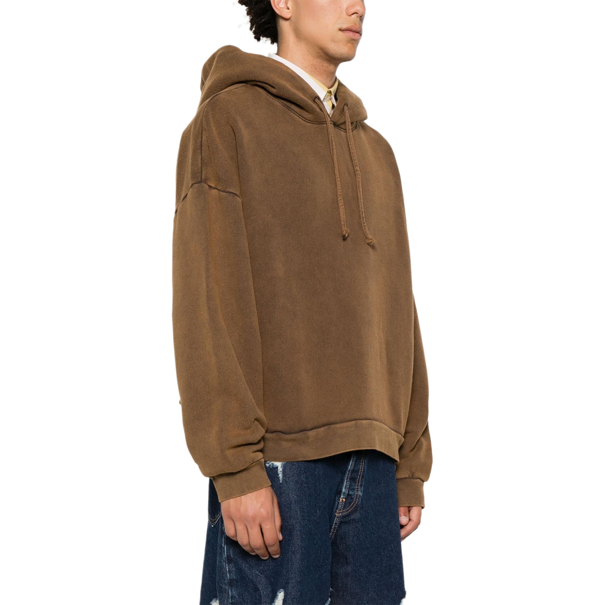 Acne Studios SS24 Chocolate Brown Unisex Oversized Pullover Hoodie Long Sleeve. CI0138-BROWN 圖 5