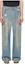 Buy Acne Studios SS24 Celana Jeans Graffiti Denim Biru Unisex Loose Straight-Leg B00339