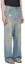Lookbook Acne Studios SS24 Celana Jeans Graffiti Denim Biru Unisex Loose Straight-Leg B00339