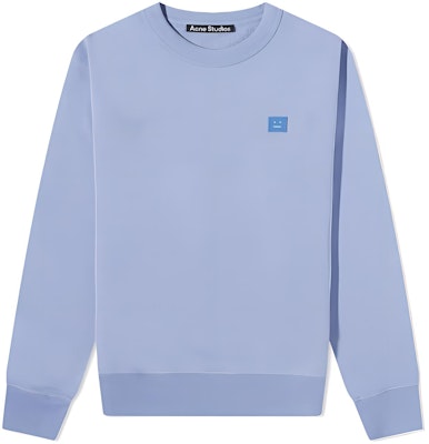 Acne Studios SS24 Face Blue Pullover Sweatshirt Unisex Crewneck Casual Wear. CI0114-CU2 Buy Acne Studios SS24 Face Blue Pullover Sweatshirt Unisex Crewneck Casual Wear. CI0114-CU2