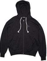 Acne Studios SS24 Face Unisex Oversized Zip-Up Hoodie Black CI0130-900 Acne Studios SS24 Face Unisex Oversized Zip-Up Hoodie Black CI0130-900