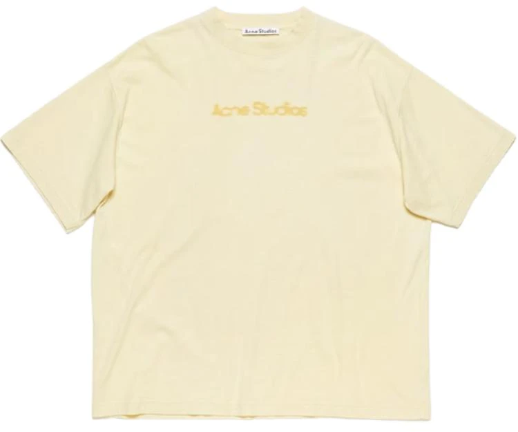 acne-studios-ss-24-faded-logo-loose-fit-t-shirt-unisex-light-yellow-cl-0303-abt