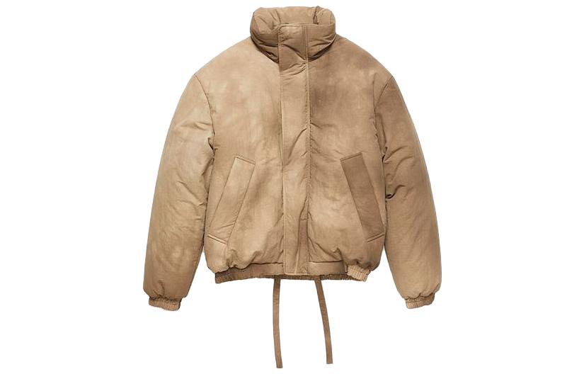 Acne Studios SS24 Gradient Zip-Up Jacket Camel Beige  Long Sleeve. B90706-DFJ