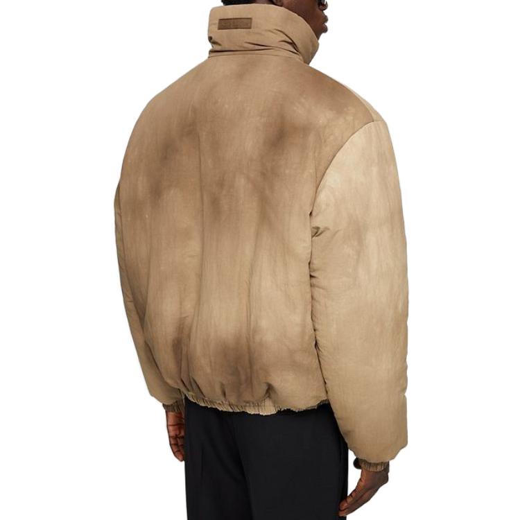 Shop Acne Studios SS24 Jaket Zip-Up Gradasi Camel Beige Lengan Panjang. B90706-DFJ