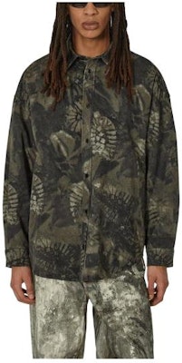 Acne Studios SS24 Green All-Over Print Long Sleeve Shirt for Men. B90755-969 Order Acne Studios SS24 Green All-Over Print Long Sleeve Shirt for Men. B90755-969