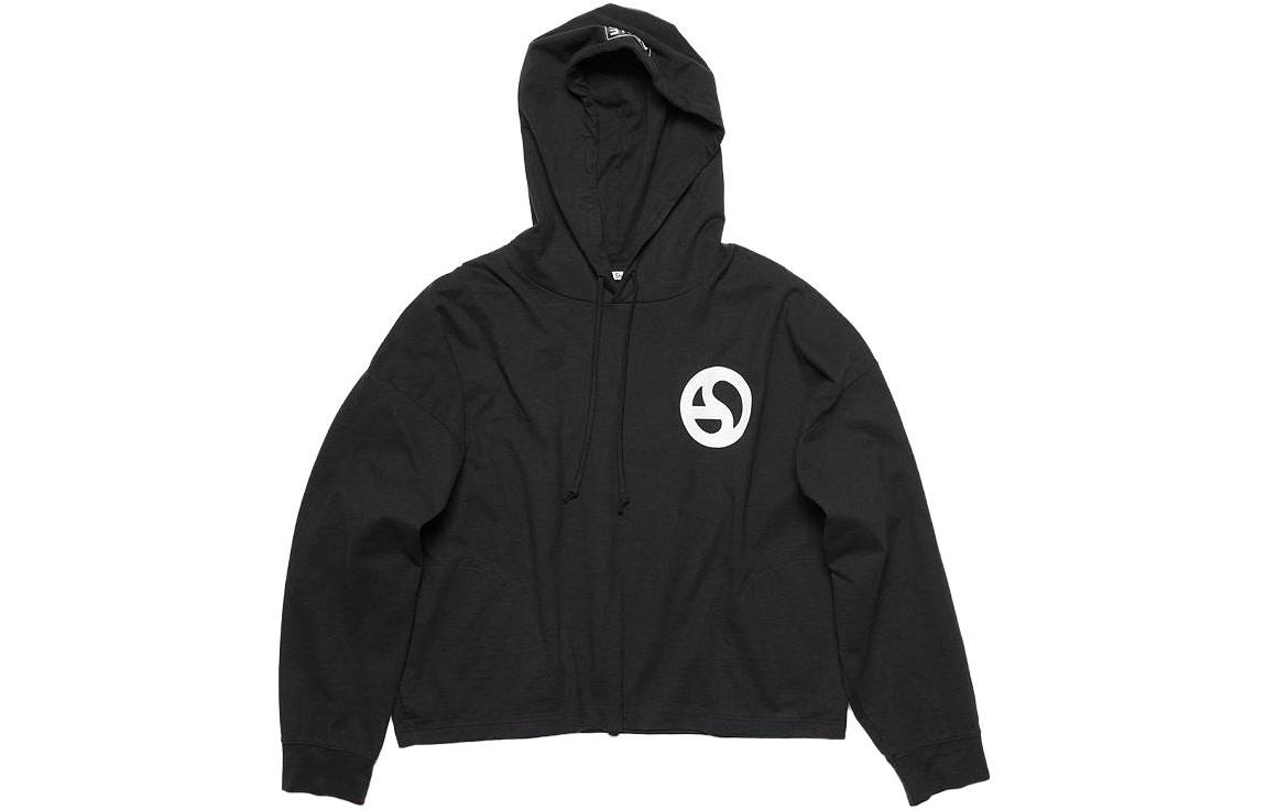 Acne Studios SS24 Oversized Drop Shoulder Hoodie Unisex Black. CI0161-900