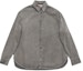 Buy Camisa Unisex Acne Studios SS24 Oversize con Tachuelas Manga Larga Gris Carbón. CB0074-AA2