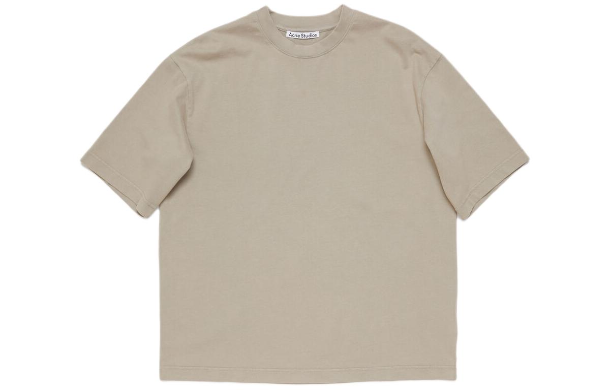 Buy Acne Studios SS24 Oversized Unisex Crewneck T-Shirt Concrete Gray. CL0218-DKX