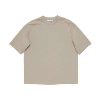 Acne Studios SS24 Oversized Unisex Crewneck T-Shirt Concrete Gray. CL0218-DKX