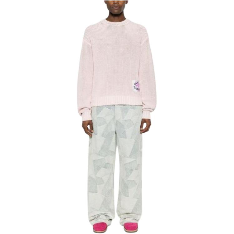 Acne Studios SS24 Pink Oversized Crewneck Long Sleeve Sweater Men’s. B60322PALEPINKVINBEIGE 圖 3