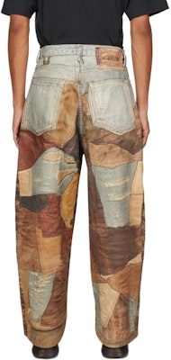 Acne Studios SS24超宽松涂鸦宽腿牛仔裤 蓝色棕色. B00344-AG7 Shop Acne Studios SS24超宽松涂鸦宽腿牛仔裤 蓝色棕色. B00344-AG7