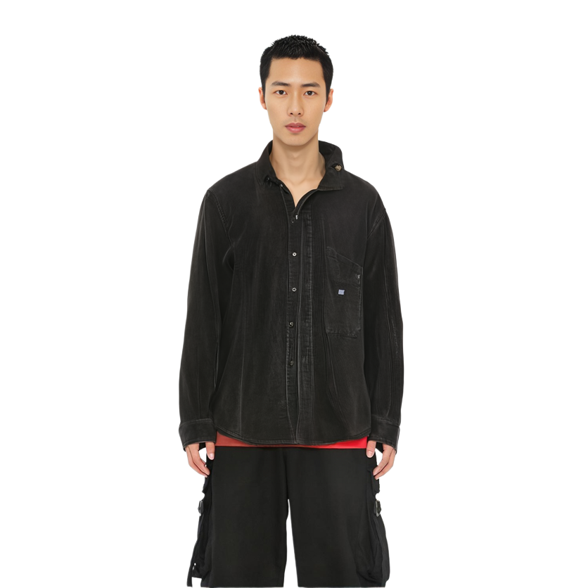 Purchase Chaqueta Unisex de Pana con Botones Negra Acne Studios SS24. C90164-Black