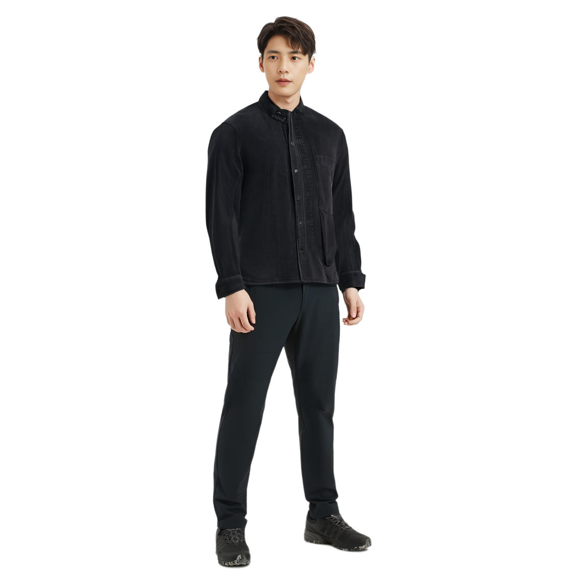 Details for Chaqueta Unisex de Pana con Botones Negra Acne Studios SS24. C90164-Black