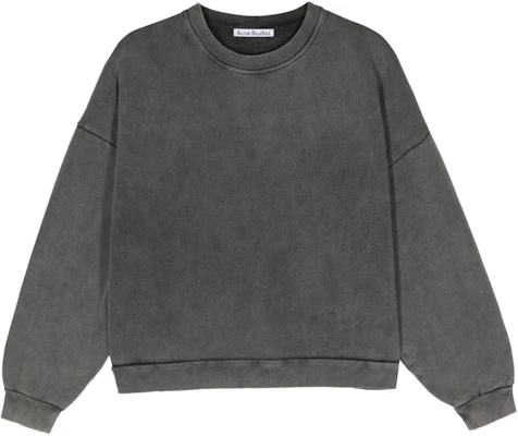 Acne Studios SS24 Unisex Crewneck Relaxed Fit Cotton Sweatshirt Grey CI0137-GRAY Order Acne Studios SS24 Unisex Crewneck Relaxed Fit Cotton Sweatshirt Grey CI0137-GRAY