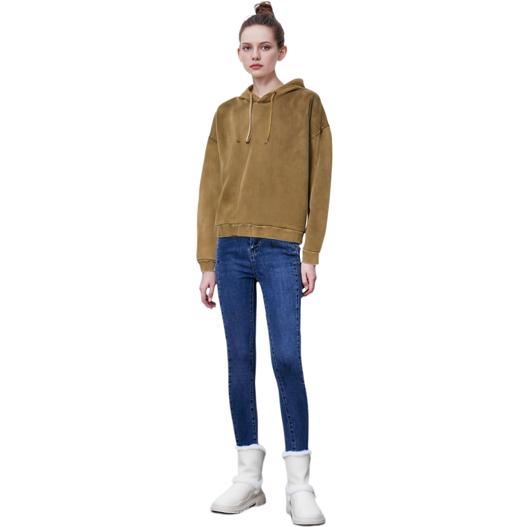 Acne Studios SS24 Unisex Vintage Dyed Cotton Logo Patch Hoodie Gray-Green. CI0138-ABC 圖 4