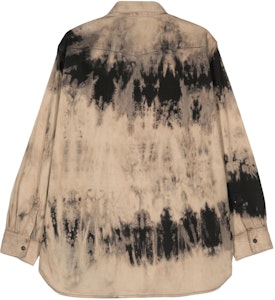 Acne Studios SS24 Unisex Kemeja Lengan Panjang Loose Fit Beige Black. CB0072-BEIGE Lookbook Acne Studios SS24 Unisex Kemeja Lengan Panjang Loose Fit Beige Black. CB0072-BEIGE