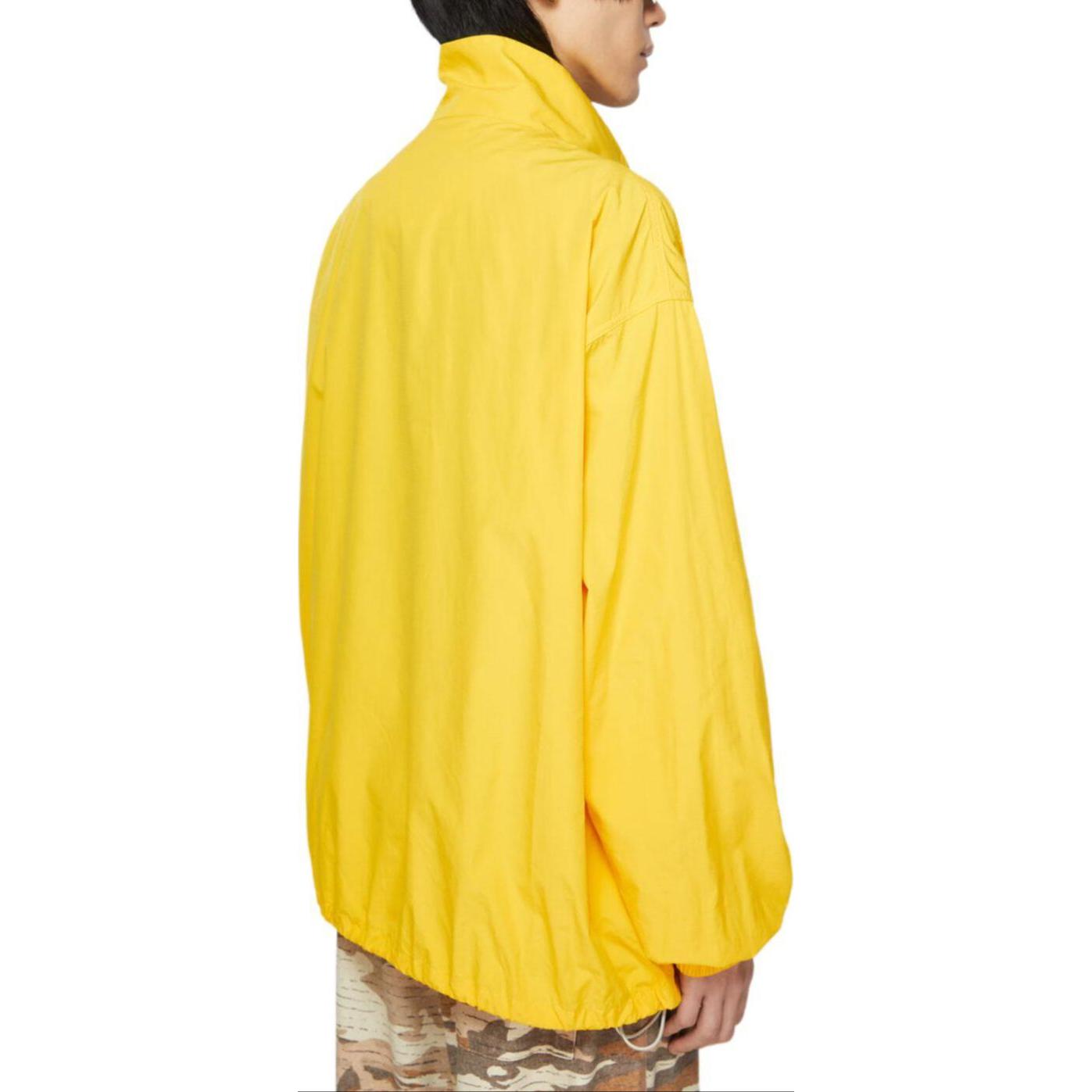 Shop Acne Studios 2024春夏款黄色高领拉链夹克 B90742-ABO