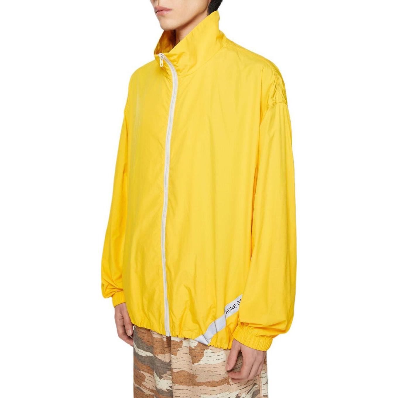 Purchase Acne Studios 2024春夏款黄色高领拉链夹克 B90742-ABO