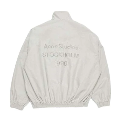 Acne Studios SS25 1996 Logo Back Oversized Casual Jacket Men’s Grey B90800-902