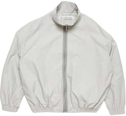 Acne Studios SS25 1996 Logo Back Oversized Casual Jacket Men’s Grey B90800-902 Lookbook Acne Studios SS25 1996 Logo Back Oversized Casual Jacket Men’s Grey B90800-902