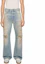 Lookbook Acne Studios SS25 Distressed Mid-Waist Wide-Leg Denim Jeans Blue メンズ B00403-863