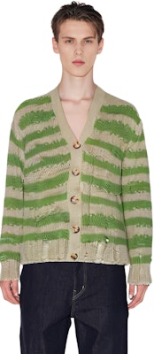 アクネ ストゥディオズ ストライプ モヘア Vネック ニット セーター ユニセックス. A60398-DGG Purchase アクネ ストゥディオズ ストライプ モヘア Vネック ニット セーター ユニセックス. A60398-DGG