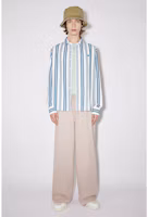 Sizing Acne Studios 条纹宽松版扣衬衫 中性 白色/钢蓝色 CB0044-DFA