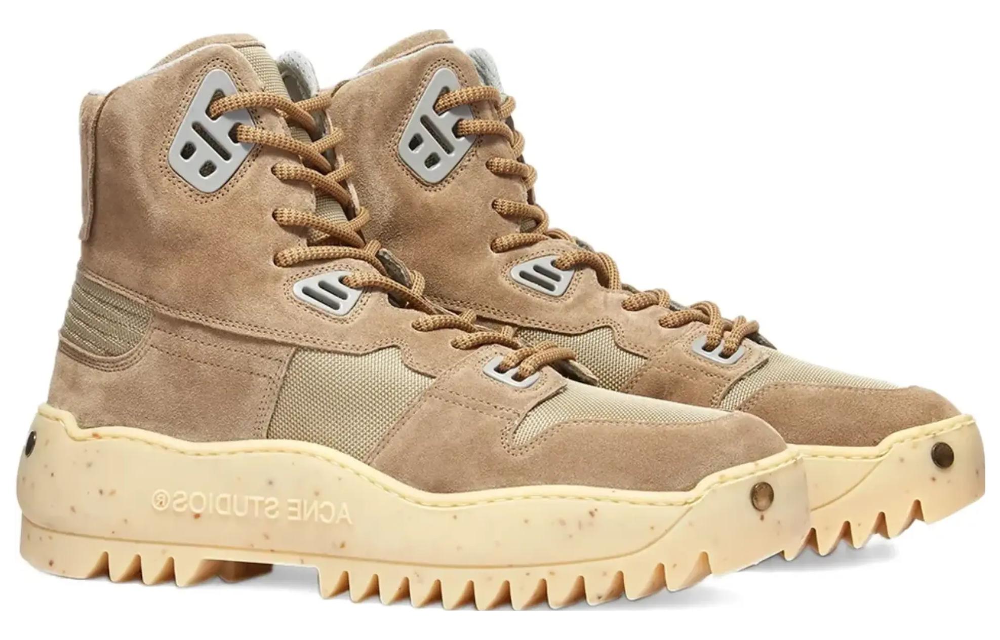 Acne Studios Suede Desert Boots 'Beige' 圖 2