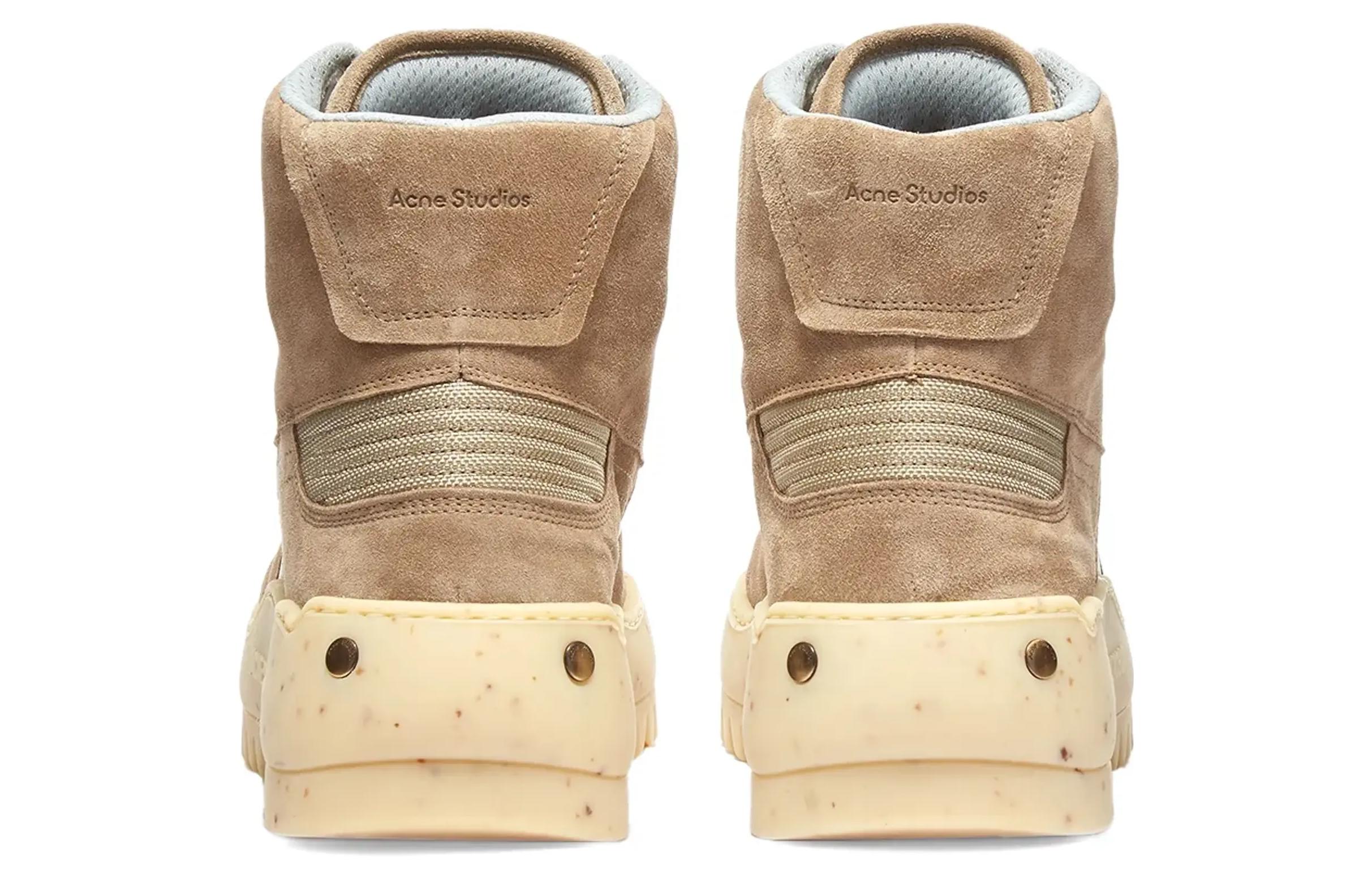 Acne Studios Suede Desert Boots 'Beige' 圖 4