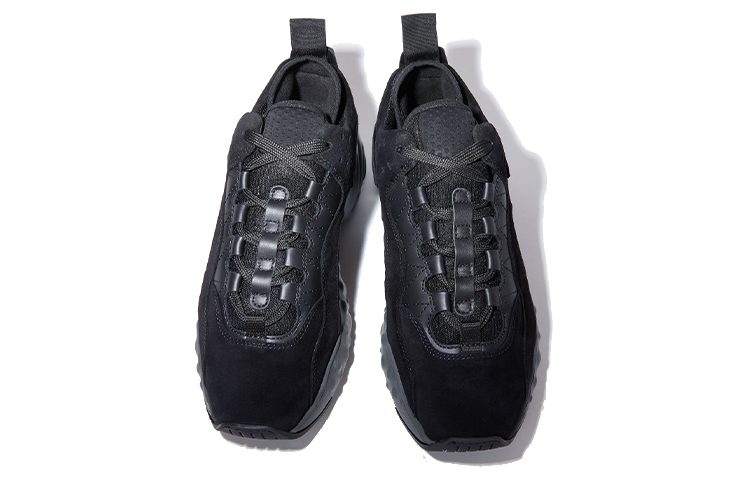 Acne Studios Suede Sneakers 'Black' 圖 2