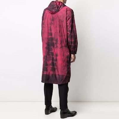 Acne Studios Tie-Dye Logo Print Mid-Length Hooded Jacket Pink Men’s. B90529-ACV Shop Acne Studios Tie-Dye Logo Print Mid-Length Hooded Jacket Pink Men’s. B90529-ACV
