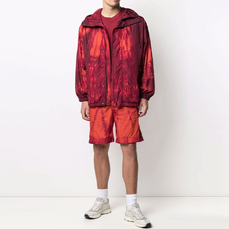 Acne Studios Tie-Dye Printed Hoodie Jacket Red . B90527-ACO 圖 3