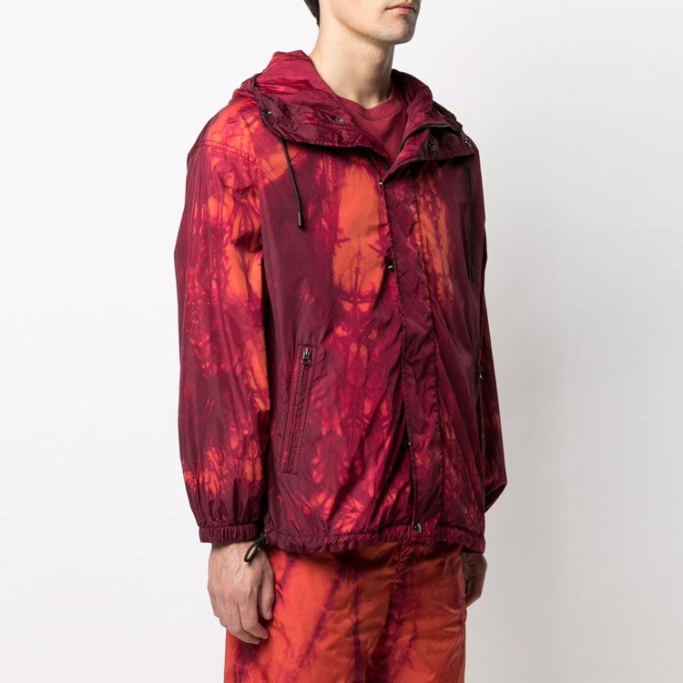 Acne Studios Tie-Dye Printed Hoodie Jacket Red . B90527-ACO 圖 4