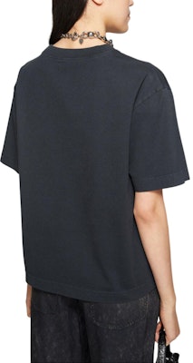 Acne Studios Uniseks Hitam Crewneck Logo Baju-T Lengan Pendek. CL0275-900 Shop Acne Studios Uniseks Hitam Crewneck Logo Baju-T Lengan Pendek. CL0275-900