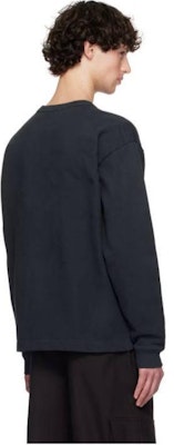 Acne Studios Unisex Black Crewneck Sweatshirt with Letter Print Long Sleeves. CI0169-900 Shop Acne Studios Unisex Black Crewneck Sweatshirt with Letter Print Long Sleeves. CI0169-900