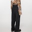 Shop Pantalones Negros Unisex Acne Studios, Corte Relajado, Cintura Elástica y Pierna Recta. BK0593-900