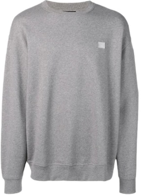 Acne Studios 男女款圓領長袖灰色衛衣。 CI0010D-LIGHTGREYMELANGE Buy Acne Studios 男女款圓領長袖灰色衛衣。 CI0010D-LIGHTGREYMELANGE