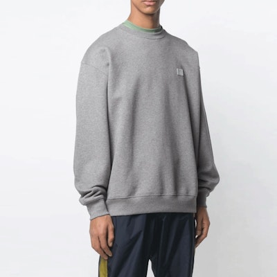 Acne Studios 男女款圓領長袖灰色衛衣。 CI0010D-LIGHTGREYMELANGE Details for Acne Studios 男女款圓領長袖灰色衛衣。 CI0010D-LIGHTGREYMELANGE