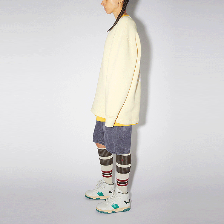 Acne Studios Unisex Crewneck Relaxed Fit Long Sleeve Sweatshirt BI0148-AE9 圖 5