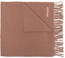 Acne Studios Unisex Elegant Camel Knit Scarf Fashionable and Warm. CA021059C Acne Studios Unisex Elegant Camel Knit Scarf Fashionable and Warm. CA021059C
