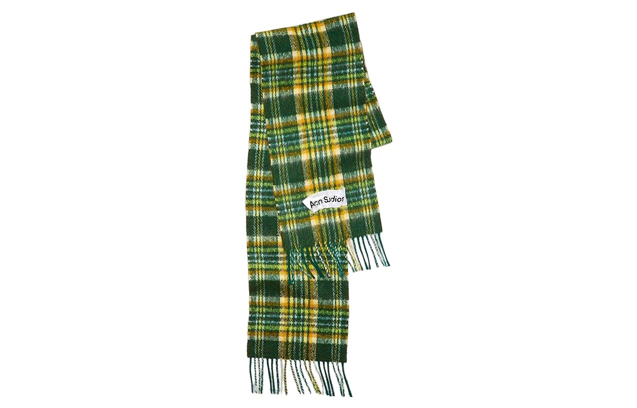 Order Acne Studios Unisex Fashion Checked Fringe Scarf CA0224-AB8