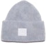Buy Acne Studios Unisex Happy Face Wool-Blend Knit Beanie Gray C40135-990000