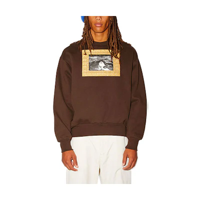 Acne Studios Unisex Logo Graphic Print Long Sleeve Sweatshirt CI0084-CA8