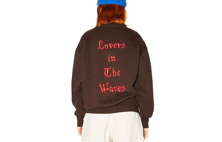 Acne Studios Unisex Logo Graphic Print Long Sleeve Sweatshirt CI0084-CA8 圖 3