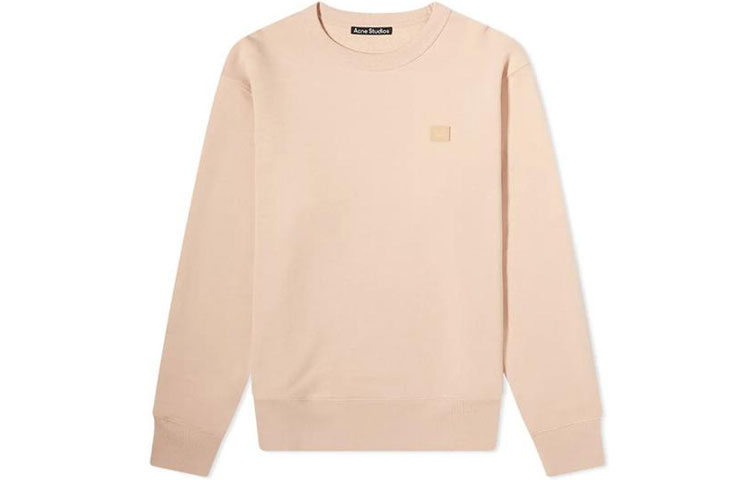 Order Sudadera Unisex Acne Studios Oversize Face Cuello Redondo Rosa. CI0076-AD5
