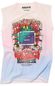 アクネ ストゥディオズ ユニセックス ピンク タイダイ スプラッター ノースリーブ タンクトップ CL0181-COG Order アクネ ストゥディオズ ユニセックス ピンク タイダイ スプラッター ノースリーブ タンクトップ CL0181-COG