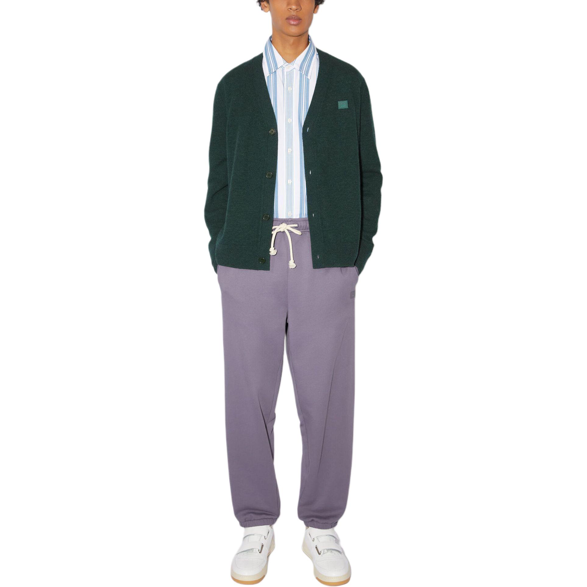 Acne Studios Unisex Purple Mid-Rise Drawstring Jogger Pants. CK0078-CUE 圖 3