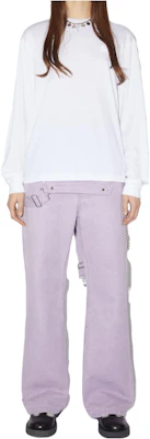 Acne Studios Unisex White Plain Casual Crewneck T-Shirt. CL0204-183 Shop Acne Studios Unisex White Plain Casual Crewneck T-Shirt. CL0204-183