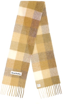 아크네 스튜디오 유니섹스 옐로 패션 트렌디 따뜻한 니트 스카프. CA0084-AYS Lookbook 아크네 스튜디오 유니섹스 옐로 패션 트렌디 따뜻한 니트 스카프. CA0084-AYS